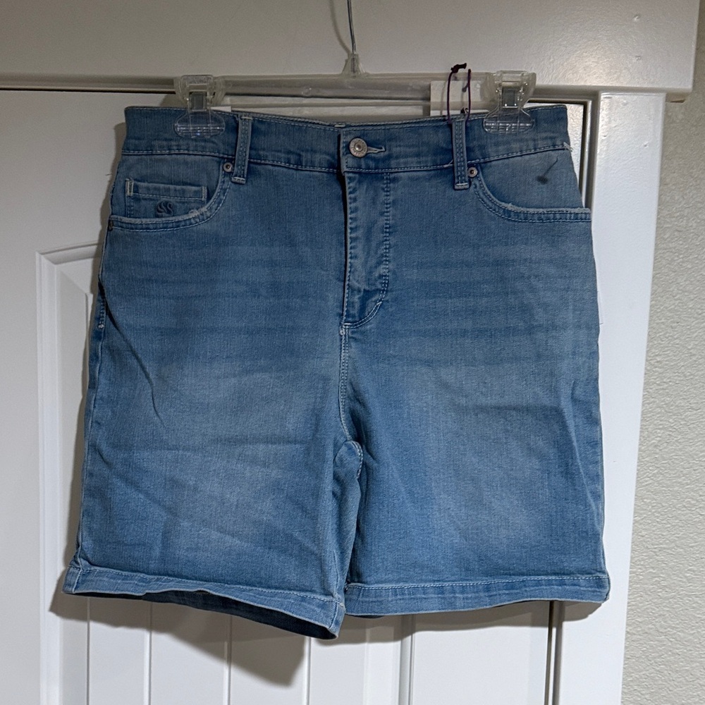 Blue Denim Shorts